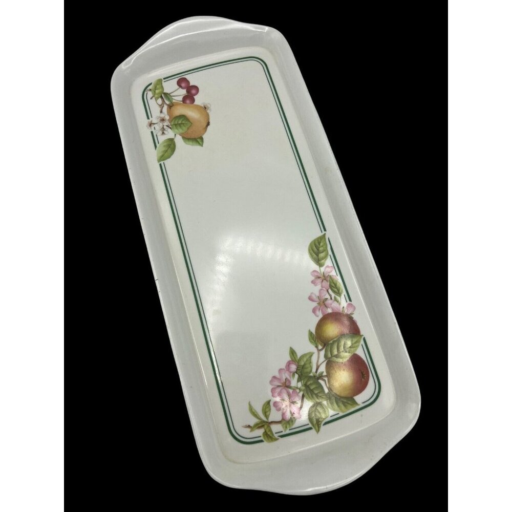 British Sandwich Tray Ashberry Melamine 14”x6” British Afternoon Tea Marks and S